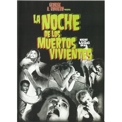 La Noche De Los Muertos Vivientes 1968 Dvd Película Nuevo