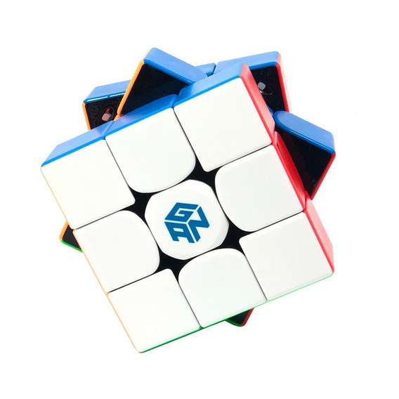 Cubo Rubik 3x3 Gan 11 M Pro Magnético Stickerless Color De La Estructura Frosted Interor Black