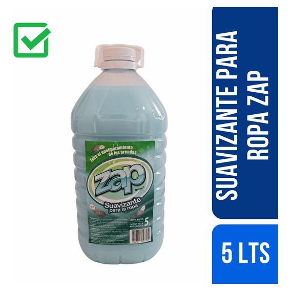 Suavizante Para La Ropa Zap 5 Lt