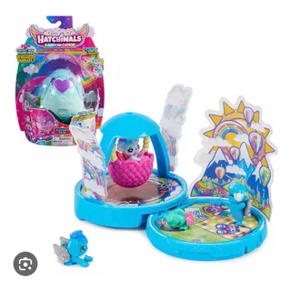 Hatchimals Colleggtibles, Paquete Huevo 4 Personajes Y 2 Acc