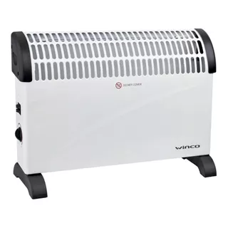 Calefactor Convector Electrico Estufa Panel 2000w Winco W182 Color Blanco