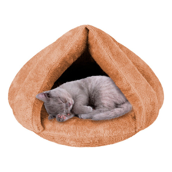 Cueva Cama Peluche Para Gatos Perros Grande