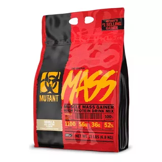 Suplemento Polvo Mutant Mass Carbohidratos Sachet De 6.8 Kg Sabor Fresa