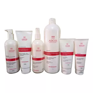 Kit Limpeza De Pele Profissional Adcos C/6 Produtos 