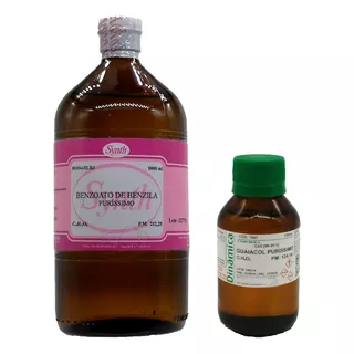 Benzoato Benzila Pa 1lt E Guaiacol Puro 100ml