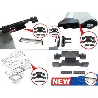 Guias Deslizantes P/ Persiana / Cortina Teto Solar Golf Mk7