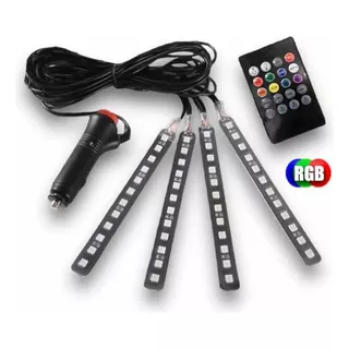 Kit Luces Led Rgb 5050 Multicolor Para Interior De Carros 