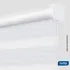 Cortina Roller Duo Ancho 120cm Alto 180cm Color Blanco Nacar