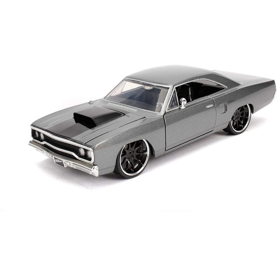 1/24 Dom Plymouth Road Runner Gris Rapidos Y Furiosos Jada