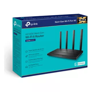 Roteador Tp-link Archer Ax12 Wi-fi 6 Ax1500 Dual Band Gigabi