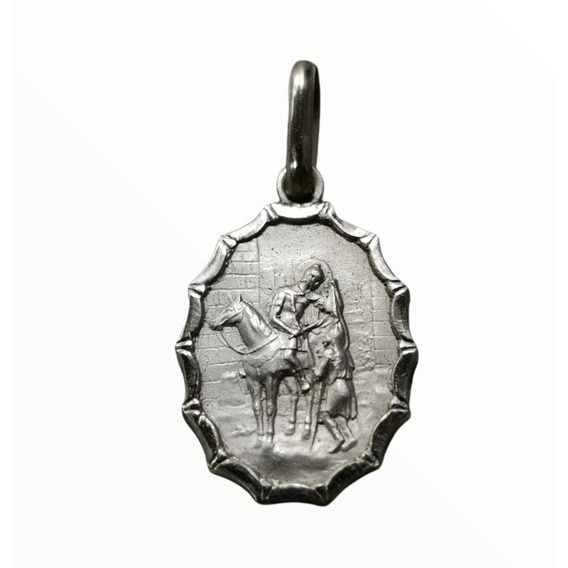 Medalla Plata 925 San Martín Caballero #145 