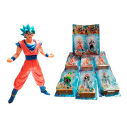 Muñeco Dragon Ball Z Goku Super Saiyajin Dios Azul 18 Cm