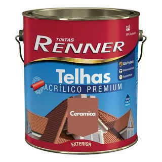 Pintura Tejas Ceramica Renner 3.6 Lts - Color Store Pinturas