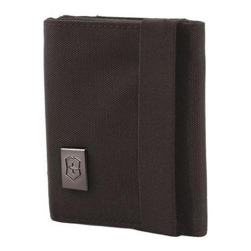 Billetera Victorinox Trifold color black de nailon - 10cm x 9cm x 3cm CON PROTECCION RFID