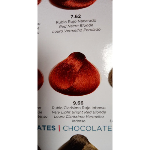 Kit Kit Kuul  Tinte tono 9.66 rubio clarísimo rojo intenso para cabello