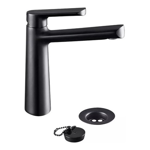 Grifería de baño FV Aromo 0181/D8 color negra mate