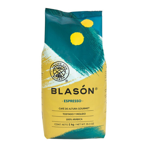 Café Espresso Blasón De Altura Gourmet Tostado Y Molido 1 Kg