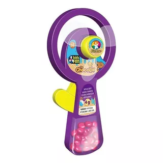 Brinquedo Mini Ventilador Com Pastilhas Kids Fan Os Chocolix