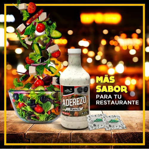 Aderezo Ranch La Dueña 2.2 L, Para Alitas, Ensaladas