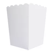 Caja Pochoclos Poc1 X 10u Packaging Blanco Madera