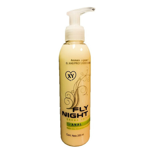 Lubricante gel crema intimo Fly Night Vanal 200mL