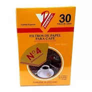 Filtro Papel Cafe N4 Pack X450 Cafetera Electrica Domestic