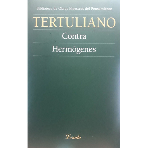 Contra Hermógenes - Tertuliano