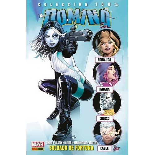 Colecc. 100% Marvel Domino  02 - Soldado De Fortuna, De Gail Simone. Editorial Panini En Español