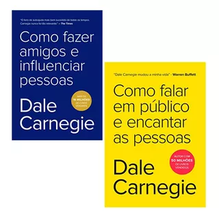 Kit Livro Como Falar Em Público E Encantar Pessoas + Como Fazer Amigos Influenciar Pessoas De Dale Carnegie - Novo Lacrado