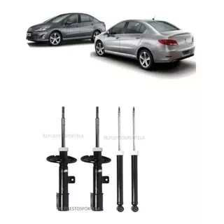 Kit X4 Amortiguadores Delant-traser Peugeot 408 2.0 16v Naft