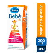 Leche Sancor Bebe 3 Nutricion Completa 200ml X 60 Unidades