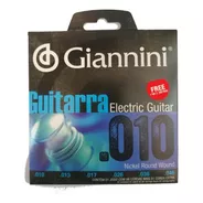 Juego Cuerdas Guitarra Eléctrica Giannini 010-046 1ra Extra