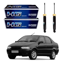  Par Amortecedor Traseiro Fiat Siena 1.5 1.6 1998 A 2000