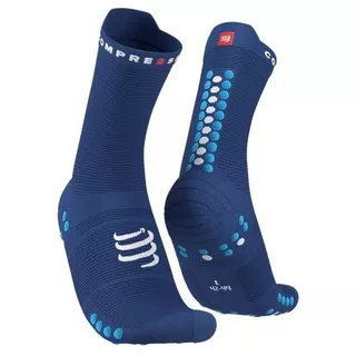 Pro Racing Socks Run High V4.0 Sodalite/fluo Blue