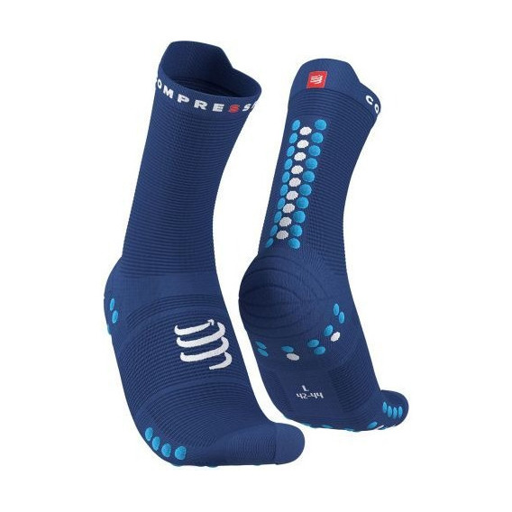 Pro Racing Socks Run High V4.0 Sodalite/fluo Blue