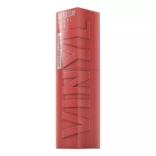 Labial Líquido Maybelline Superstay Vinyl Ink 4.2 Ml Acabado Vinilo Color Peachy 15