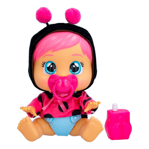 Muñeca Cry Babies 25cm Loving Care Con Accesorios Lady