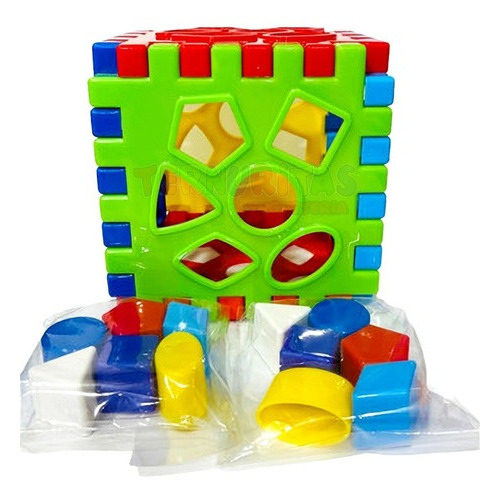 Cubo Didactico Encastre Juguete Aprendizaje Infantil Risa