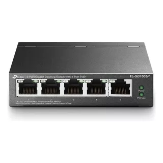 Switch Gigabit De Mesa Com 5 Portas Tl-sg1005p Tp-link