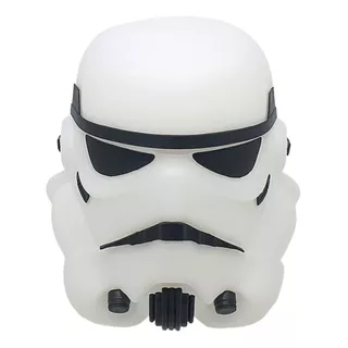 Abajur De Mesa Luminária Stormtrooper Star Wars Game Branco