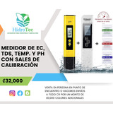 Combo: 1 Medidor De Ec, Tds, Temperatura + 1 Medidor De Ph