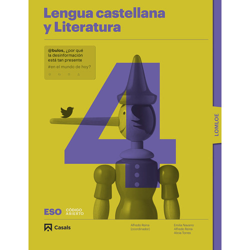 Lengua Literatura 4ãâºeso 23 Lomloe Codigo Abierto, De Aa.vv. Editorial Casals, Tapa Blanda En Español