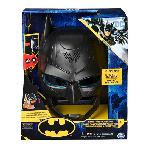 Mascara Batman Con Cambiador De Voz 67808 Color Negro