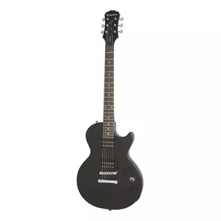 Guitarra Eléctrica EpiPhone Les Paul Special Ve De Álamo Ebony Con Diapasón De Palo De Rosa