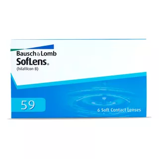 Lentes De Contacto Bausch & Lomb Soflens 59 Graduados 6 Pzas