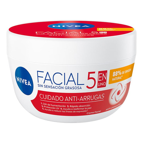 Crema Facial Nivea Cuidado Anti Arrugas 50 Ml Tipo de piel Normal