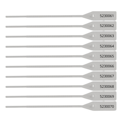 Lacre Para Malote 16 Cm - 1000 Unidades Numerado