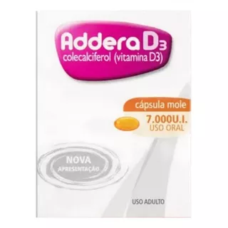 Vitamina D Addera D3 7.000ui 10 Capsulas Mole