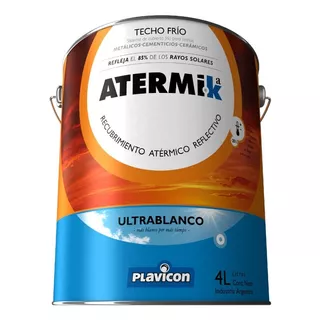 Atermik Pintura Atermica Chapa Baja Temperatura Blanco 4 L