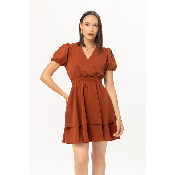 Vestido Layla - Ocre